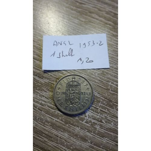1 Shilling Angleterre 1953.2 En L Etat Sur Les Photos
