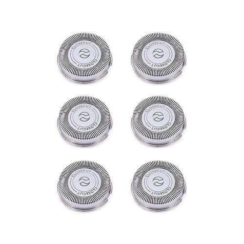 Pack de 6 têtes de rechange SH30 pour rasoirs séries 3000, 2000, 1000 et S738, avec lames tranchantes durables