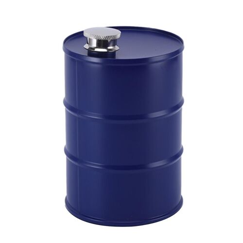750 ml baril pot à vin en acier inoxydable mini hanche flacon à saké tasse cylindrique portable pour les voyages pour le camping en plein air bleu