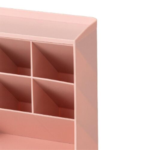 Organisateur de bureau, porte-stylo de bureau, organisateur de crayons avec 7 compartiments et 1 tiroir pour l¿école, support de rangement de dortoir, B
