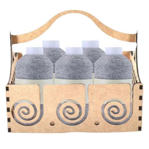 Bols De Fil Pour Le Crochet Support De Crochet Bol De Fil Panier De Fil En Bois Fait À La Main Porte-Fil De Fil Au Crochet Bol Distributeur De Fil