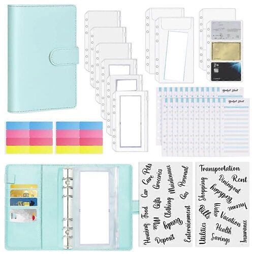 Classeur Budgétaire Avec Enveloppes À Fermeture Éclair, Pour Les Factures De Caisse Carte De Coupon, Planificateur De Budget Pour Économiser De L'argent, Enveloppes De Trésorerie B 45 Pcs