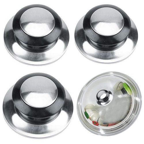 3 Poignées Bouchons Boutons De Couvercle À Vis Poêle Faitout Casserole Universel