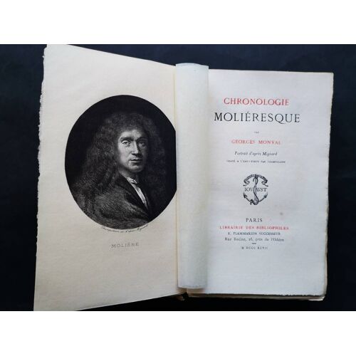 Georges Monval. Chronologie Moliéresque.