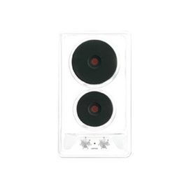 Airlux AT320WH - Table de cuisson électrique - 2 plaques de cuisson - Niche - largeur : 25.5 cm - profondeur : 48 cm - blanc