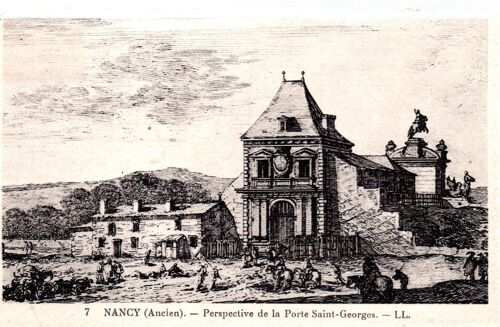 Carte Postale De Nancy (Meurthe Et Moselle) Perspective De La Porte Saint-Georges