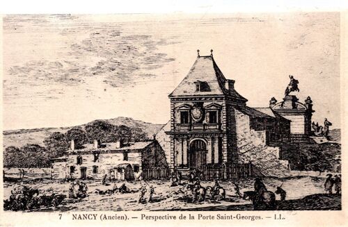 Carte Postale De Nancy (Meurthe Et Moselle) Perspective De La Porte Saint-Georges