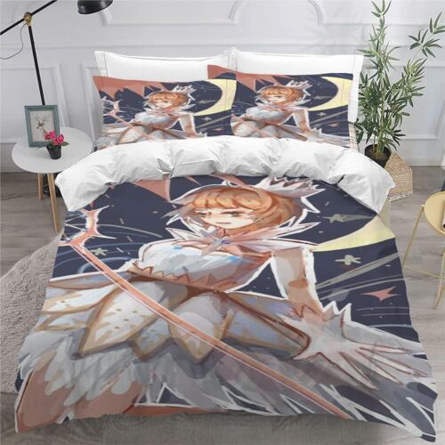 Lit Ensemble De Literie Xcm Anim¿¿ D Impression Housse De Couette Personnage De Dessin Anim¿¿ Lit Personnes Avec Fermeture ¿¿Clair Adultes Microfibre Avec Taie D'oreiller Xcm