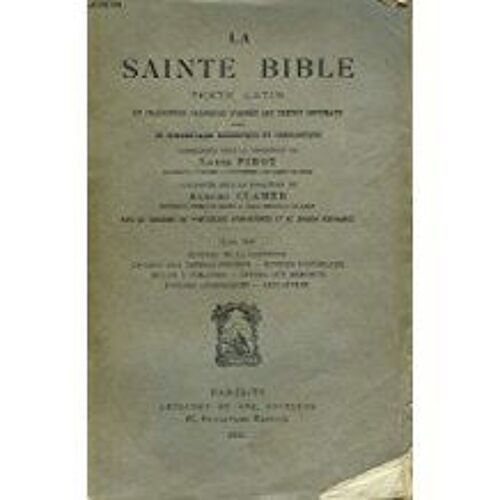 La Sainte Bible Tome Xii
