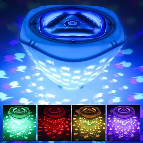 Lumière de Spa à LED, Lumière de Piscine Flottante Etanche IP68, Utilisée pour Spa, Piscine,Etang, Baignoire, Pelouse, Fête