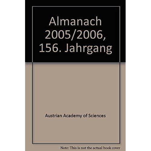 Almanach 2005/2006, 156. Jahrgang