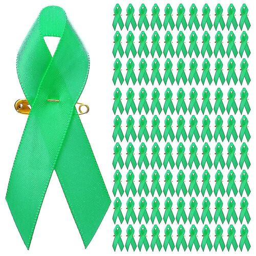100 Pièces Ruban De Sensibilisation Satin Ruban Revers Épingles Rubans En Tissu Avec Épingles De Sûreté Pour Femmes Hommes (