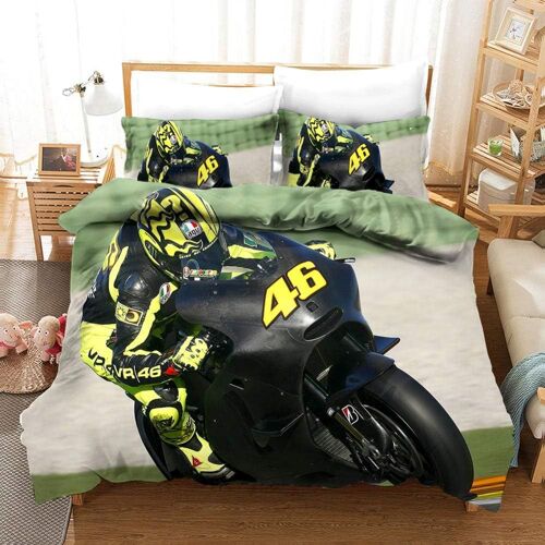 Main De Voiture Moto Verte Parure De Lit Housse De Couette Xcm Microfibre Comprend Deux Taies D'oreiller X Cm