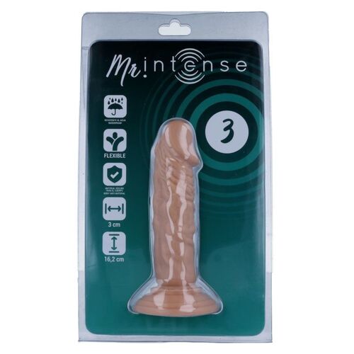 Godemichet Realiste Mr Intense 3 - 16.20 Cm -O- 3cm