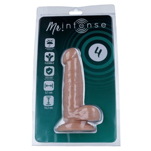 Godemichet Realiste Mr Intense 4 - 16.20 Cm -O- 3.1cm