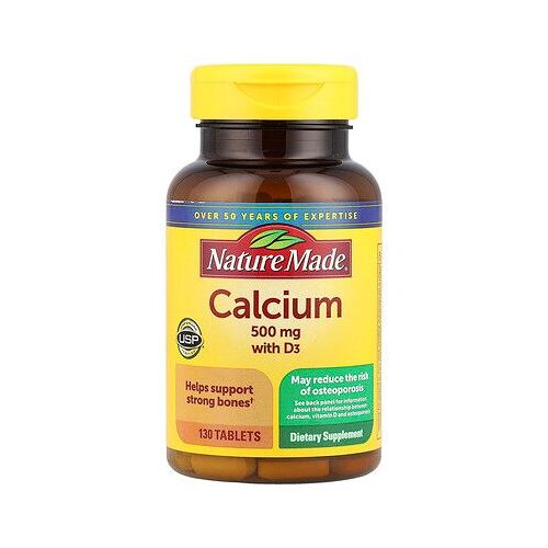 Nature Made, Calcium Avec Vitamine D3, 130 Comprimés 