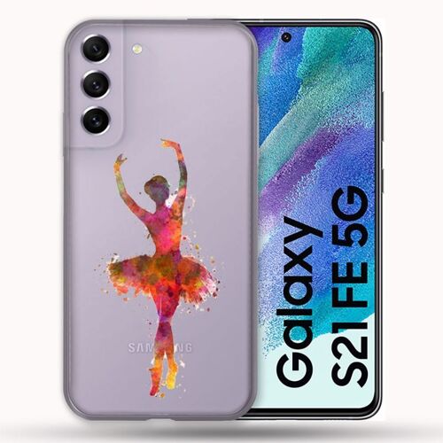 Coque Transparente Pour Samsung Galaxy S21 Fe Danseuse Etoile