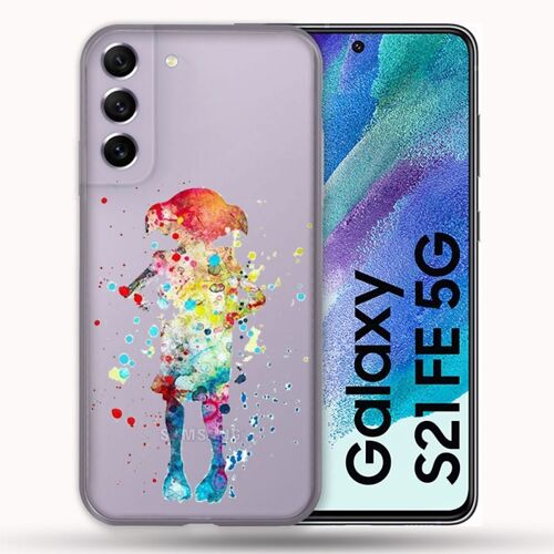 Coque Transparente Pour Samsung Galaxy S21 Fe Dobby Colore