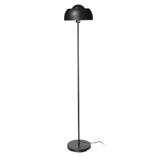 International Design Lampadaire Dome En Métal - Noir - 29x160 Cm