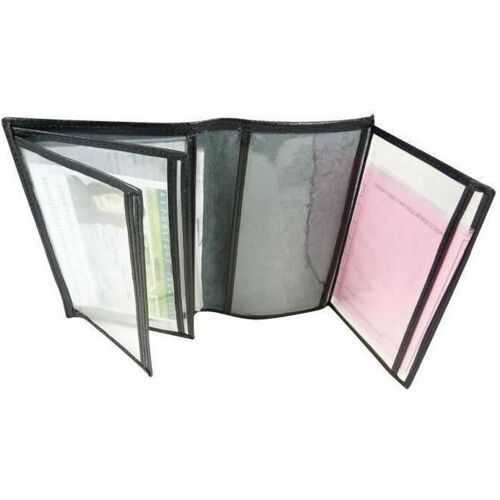 POCHETTE DE PROTECTION ETUI PORTE CARTE GRISE CUIR