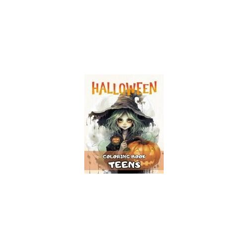 Halloween Coloring Book For Teens
