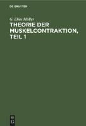 Theorie Der Muskelcontraktion, Teil 1