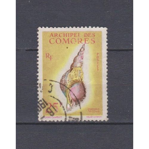 N° 24 Timbre Comores Oblitere De 1950 Cote : 16 €