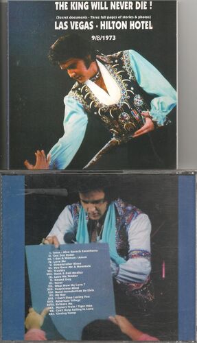 Elvis Presley The King Will Never Die Cd 9/8/73 Minuit Las Vegas