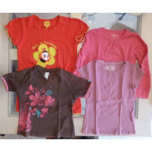 Lot De 04 T-Shirts - 6 Ans