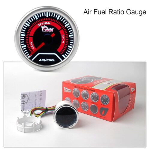 Air Fuel Ratio Gauge Jauge Boost De Voiture 2 "52mm, Bar Psi Pour Gaz D'échappement, Température De L'eau, Huile, Pression, Air, Carburant, Voltmètre, Tachymètre "Nipseyteko"