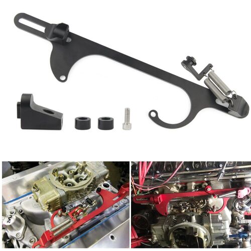 Câble D'accélérateur En Aluminium Noir 4150 4160, Support De Carburateur 350 "Nipseyteko"