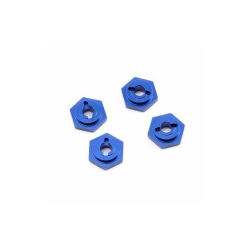 Hexagones De Roues (4) Alu Bleu - Traxxas Trx7154x-Traxxas