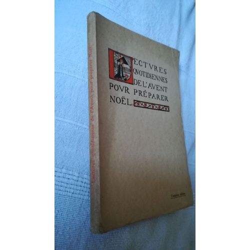 Lectures Quotidiennes De L'avent Pour Préparer Noël