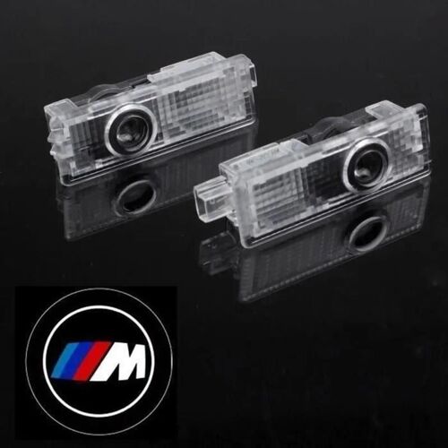 Courtoisie 2pcs Led De Porte De Voiture Projecteur Laser Logo Esprit Lumière Ombre Pour Bmw M Logo L730 C036c4