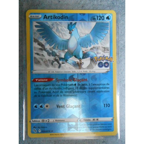 Carte Pokemon Artikodin Reverse 024/078 - Eb10.5 - Pokemon Go - Vf