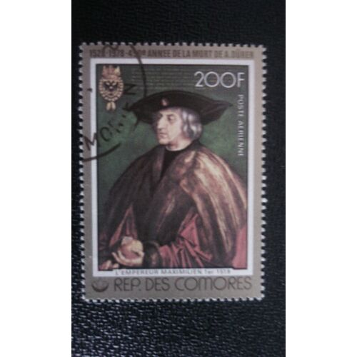 Timbre Comores ( Yt Pa 137 ) 1978 Empereur Maximilien Ier