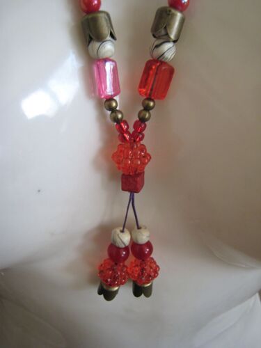 Collier Sautoir Boho Boheme Perles Multicolore