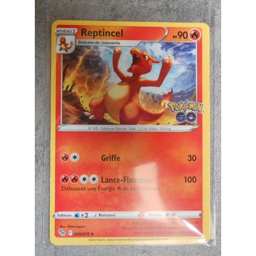 Carte Pokemon Reptincel 009/078 - Eb10.5 - Pokemon Go - Vf -