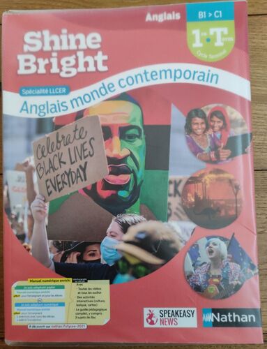 Manuel Spécialité Llcer Anglais Terminale Shine Bright