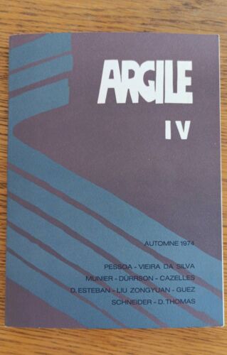 Argile #4 - Hiver 1974 Maeght Éditeur