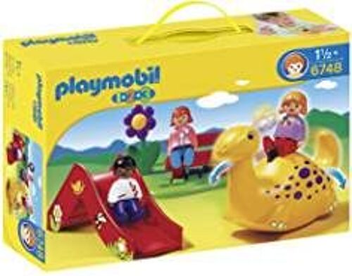 Playmobil 123 6748 - Enfants et aire de jeux