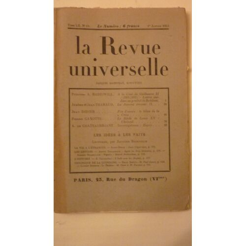 La Revue Universelle Tome 9 Numéro 5