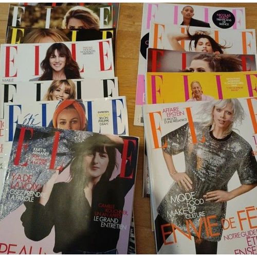 Lot De 14 Magazines Elle De 2021