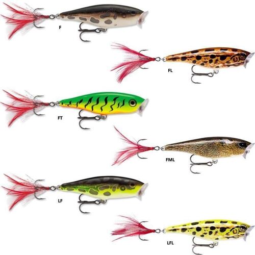 Leurre De Surface Rapala Skitter Pop ? 5cm - Couleur : F Frog - Modèle : Leurre De Surface Rapala Skitter Pop - 5cm - Poids : 7 G - Longueur : 5 Cm - Type : Surface