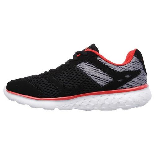 Skechers Baskets Go Run 400 Zodox Enfant Garcon Noir Et Rouge