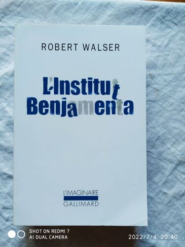 Robert Walser, L'institut Benjamenta, L'imaginaire Gallimard, 2010