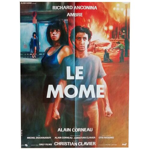 Le Môme - Véritable Affiche De Cinéma Pliée - Format 60x80 Cm - De Alain Corneau Avec Richard Anconina, Ambre, Michel Duchaussoy, Yann Epstein, Harry Cleven, Jean-Claude Adelin, Marc Brunet - 1986