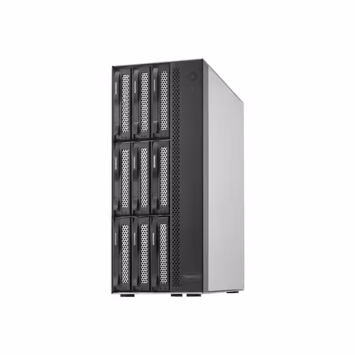 TERRAMASTER T9-450 9Bay NAS Storage - Serveur de Stockage Réseau Haute Vitesse Avec CPU Atom C3558R Quadric?ur, 8 Go de Mémoire DDR4, Deux Interfaces 10GbE SFP+ (Sans Disque)