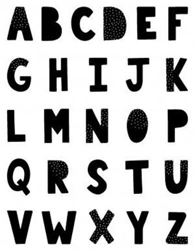Tampons Transparents Alphabet - 14x18 Cm