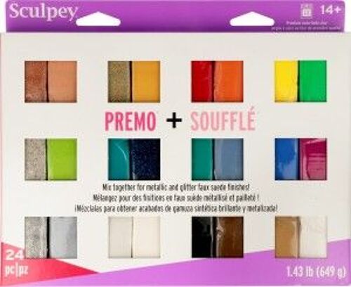 Set Pâtes Sculpey - 24x28 Gr